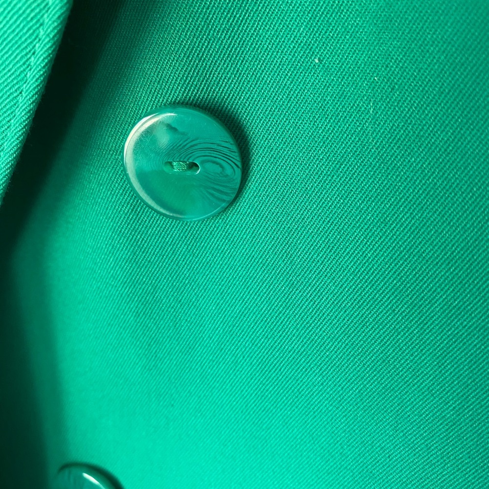 Vintage Women's Green Blazer - Picture 5 of 8